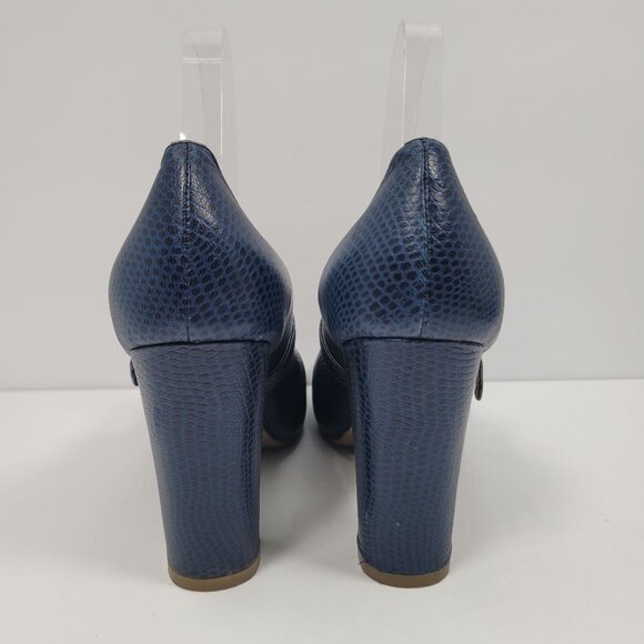Jeffrey Campbell Ibiza Last Women's Blue Mary Jane Pumps US Size 8.5 - Picture 4 of 9